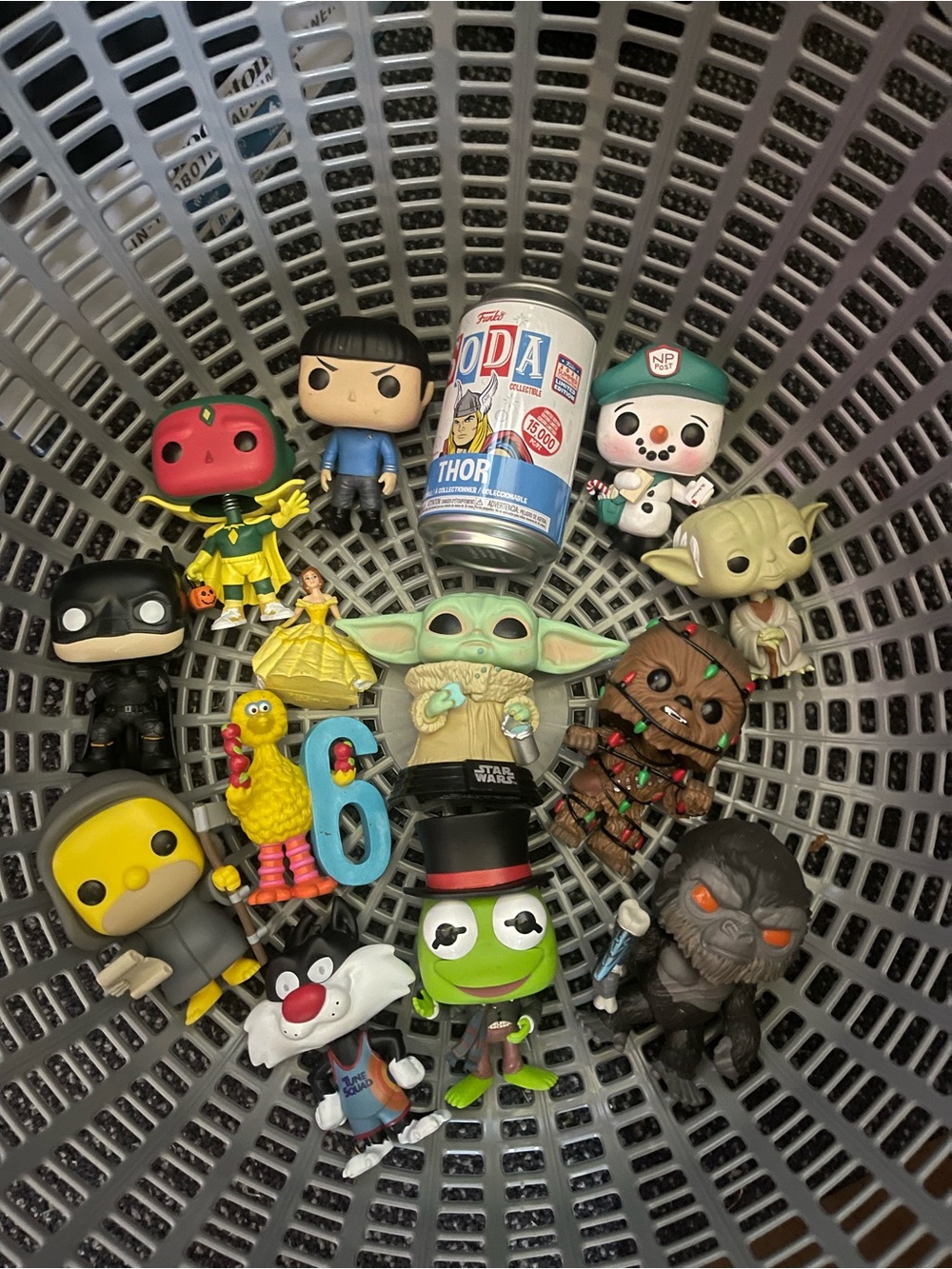 Assortment of Funko! Pops (loosely grouped)
